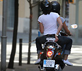Getting around by motorbike