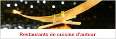 RESTAURANTS DE CUISINE D’AUTEUR
